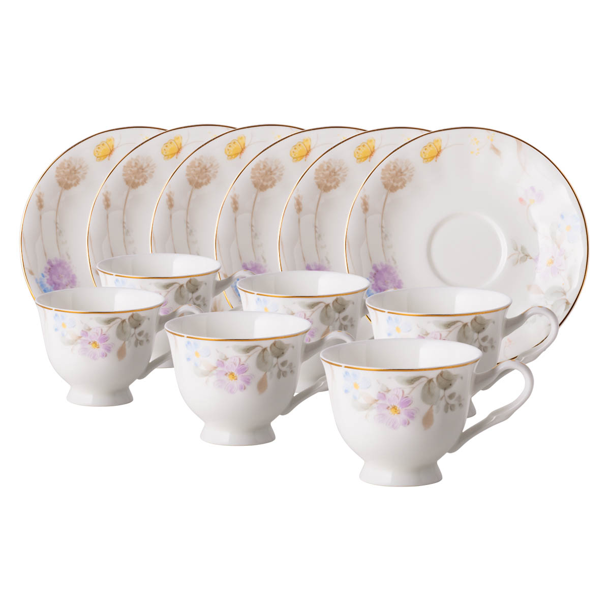 Кофейный набор Top Art Studio Саваж, 12 предметов 748430 Разноцветный, фото 2