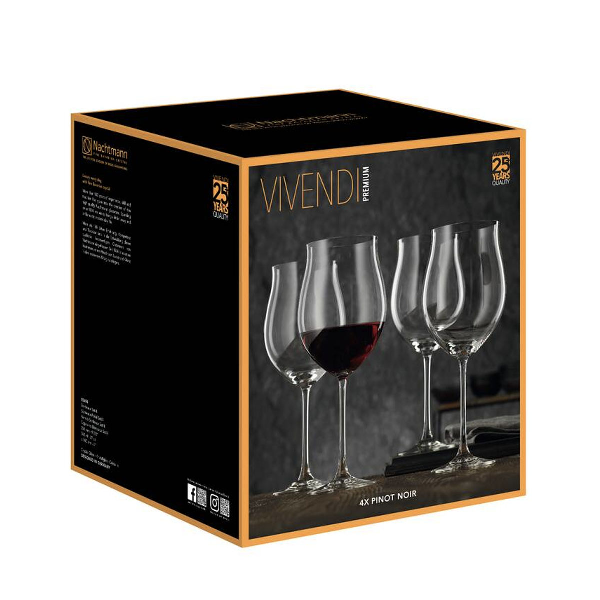 Набор бокалов для вина Nachtmann Vivendi 897мл, 4шт Nachtmann 85693, цвет прозрачный - фото 8