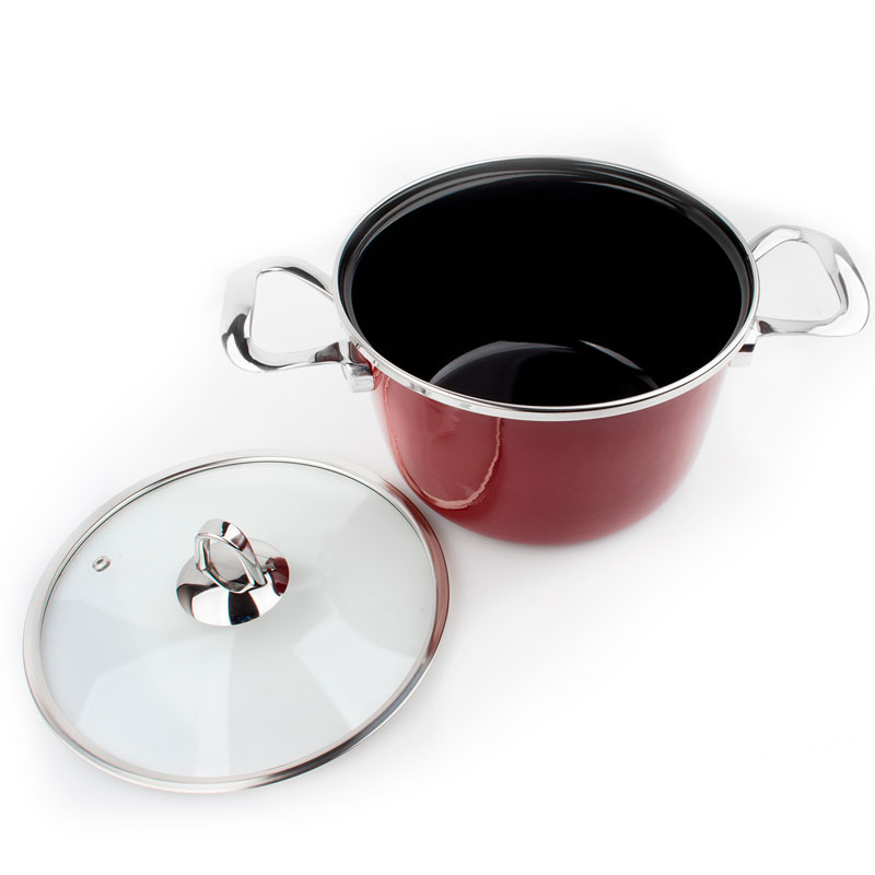 

Кастрюля высокая Kochstar Copper Core Cookware 1,9л, Красный