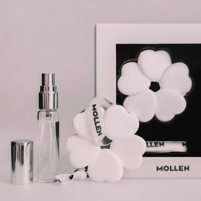 

Аромакерамика Mollen White&Pure с нотками розового перца и пиона, мускуса и древесных нот