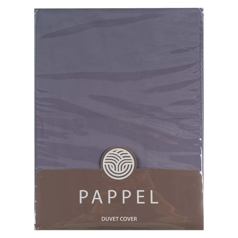 Пододеяльник 2-спальный Pappel, серый