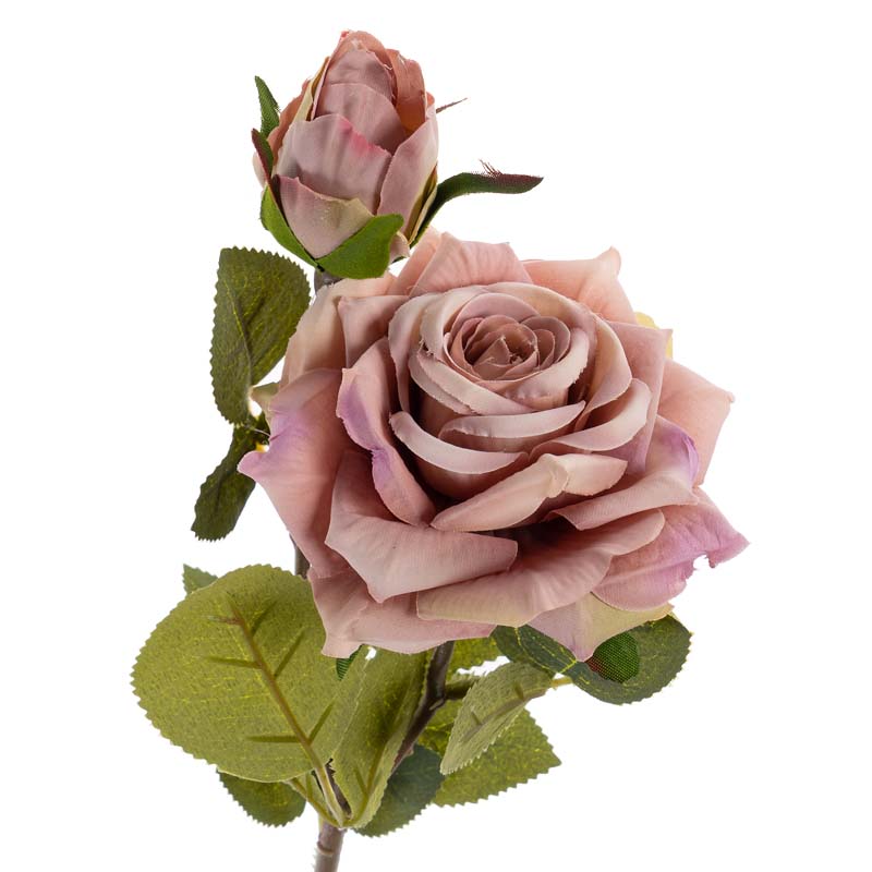 Цветы искусственные FloDecor Роза 47см, цвет светло-розовый FloDecor RSF4710/2light pink RSF4710/2light pink - фото 1