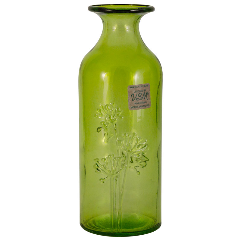 Ваза San Miguel Citron Breeze 19см, цвет зеленый ваза san miguel citron breeze зелёная 19 см