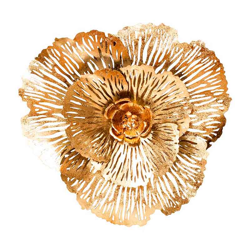 Панно настенное Гарда Декор Цветок золотой панно kerlife splendida verde 50 5x40 2 см