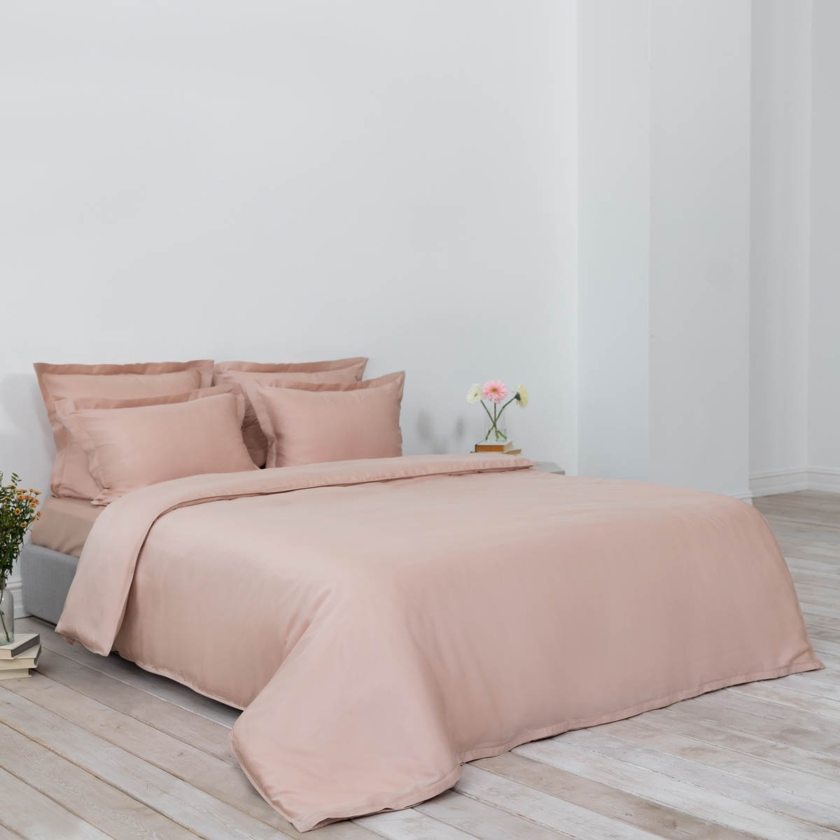 

Простыня евро La Prima SilvaSilk Almond 240х280см