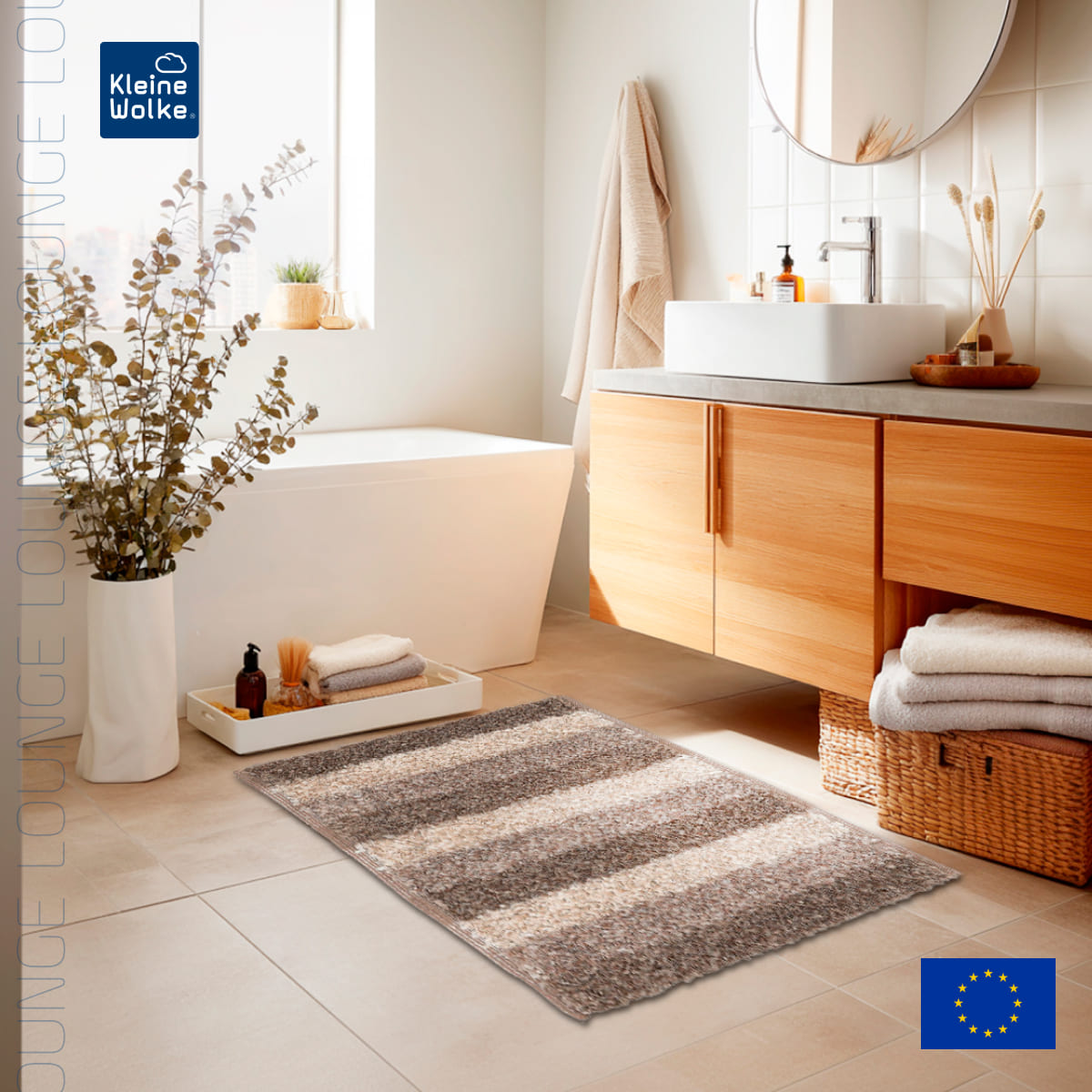 

Коврик для ванной Kleine Wolke Lounge 60x100см