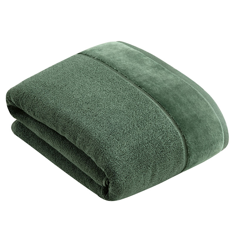 Полотенце Vossen Pure 100x150см, цвет зеленый полотенце vossen pure 40x60см зеленый