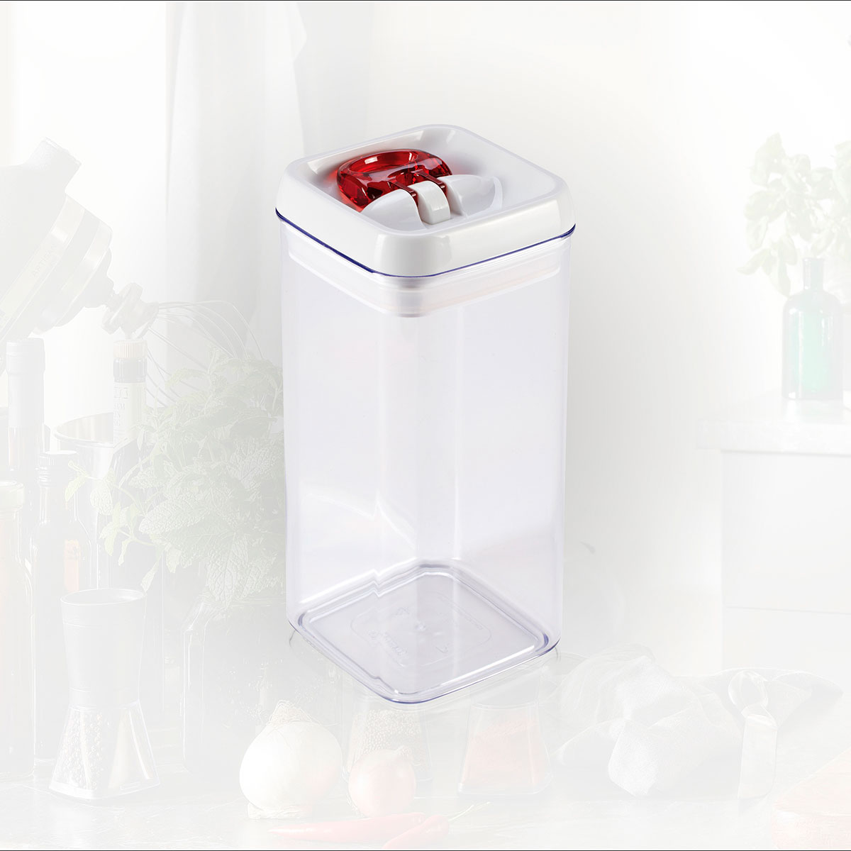 Контейнер квадратный для хранения Leifheit Fresh&Easy 1,2л контейнер для хранения и переноски яиц