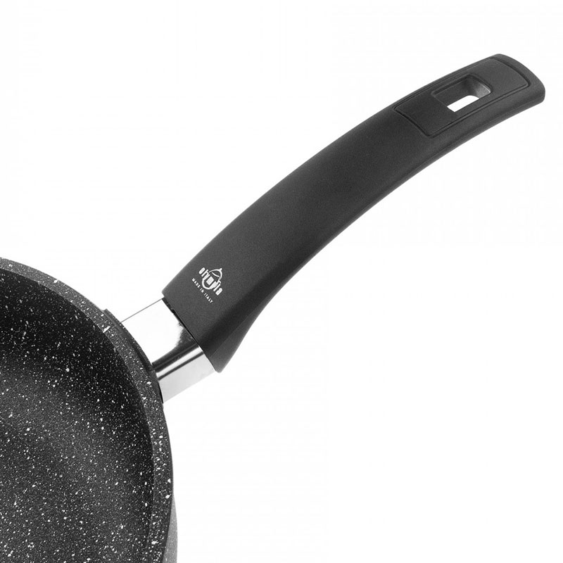 Сковорода глубокая Olympia Hard Cook Fix 24см Olympia 201.24, цвет черный - фото 7