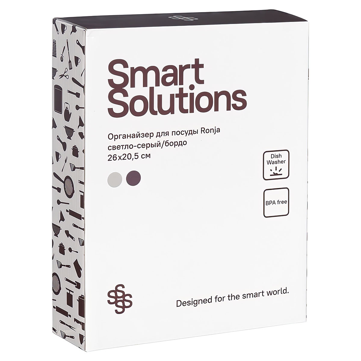 Органайзер для посуды Smart Solutions Ronja 730383 Белый, фото 4