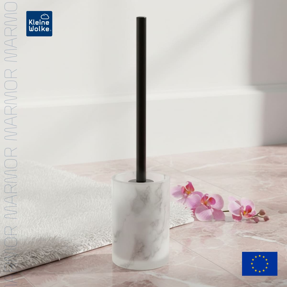 Ерш с подставкой Kleine Wolke Marmor Anthracite 5810₽