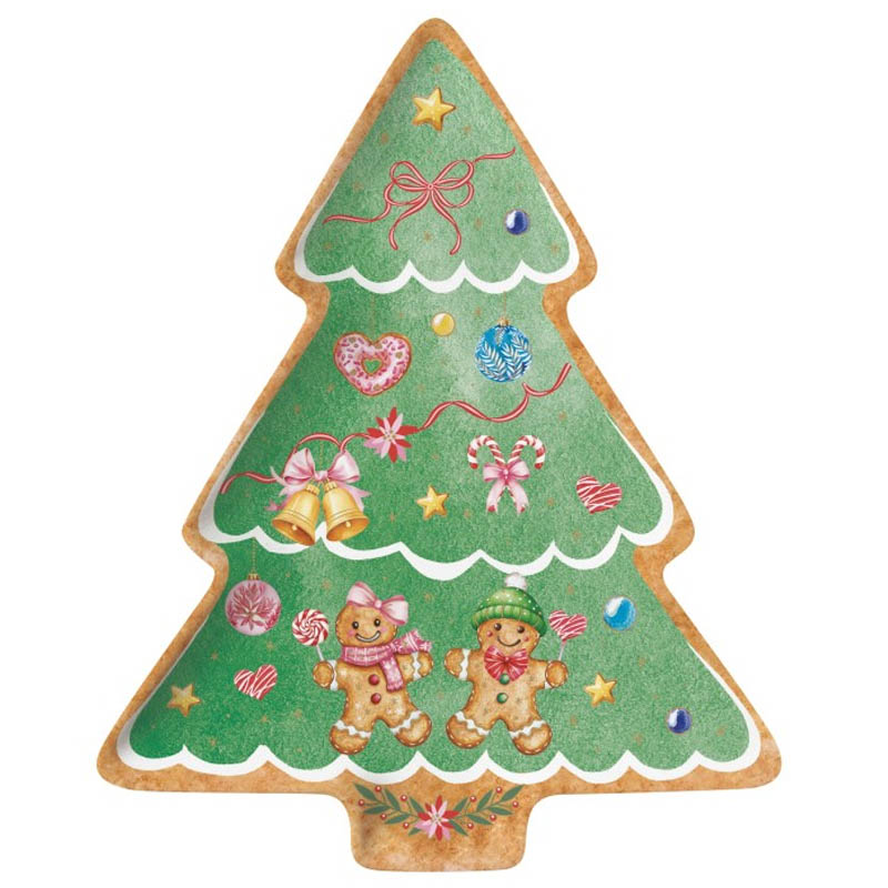 

Блюдо Easy Life Sweet Christmas Елочка 20,5x25,5см