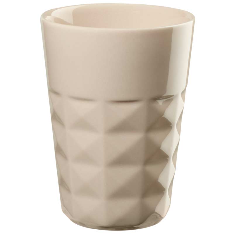 

Стакан для капучино Asa Selection Fасette 250мл, Кремово-розовый