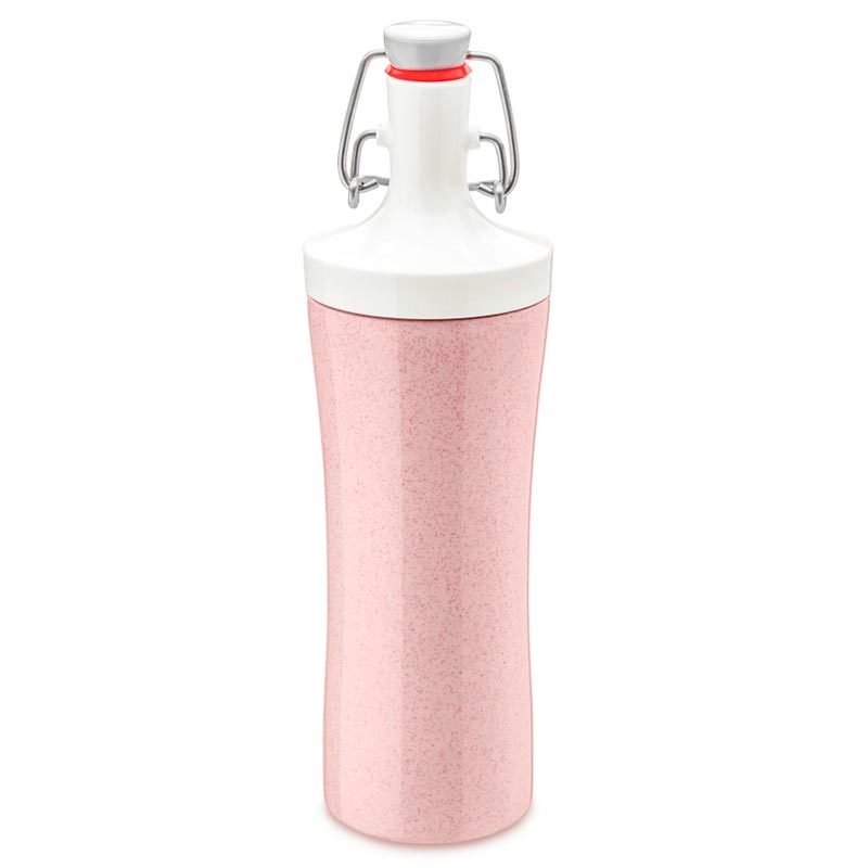 Бутылка Koziol Plopp To Go Organic, цвет розовый