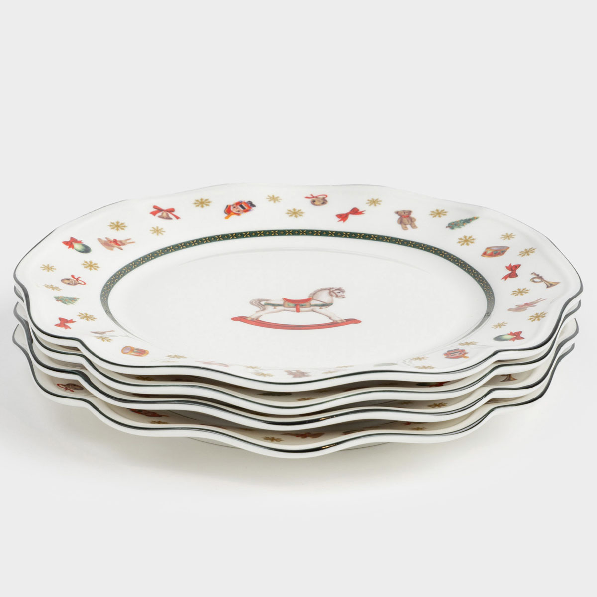 

Набор тарелок закусочных Anna Lafarg Чудесное время Лошадка