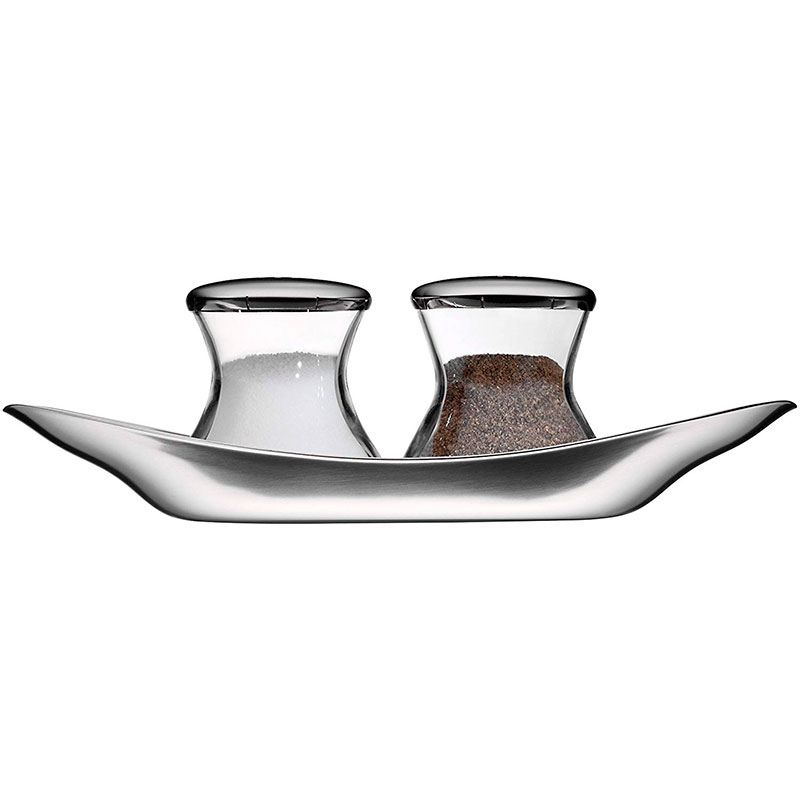 Набор соль и перец WMF, 3 предмета подставка uneca для солонки и перечницы дуб