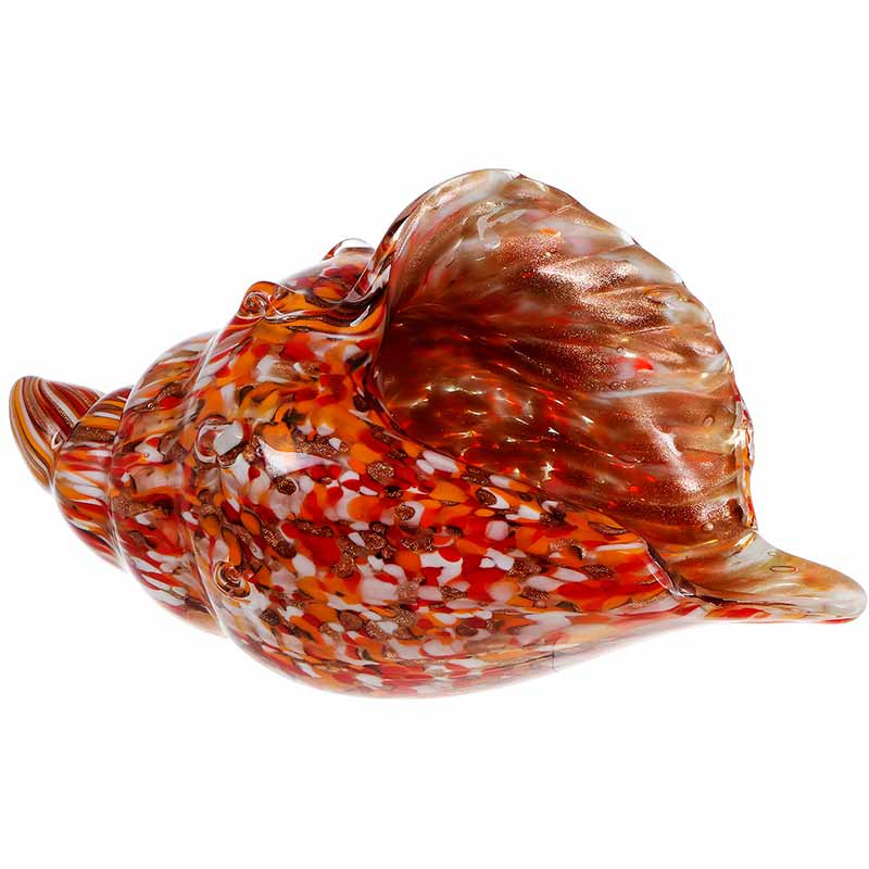 

Фигурка Art Glass Морская раковина 28x14см, Оранжевый