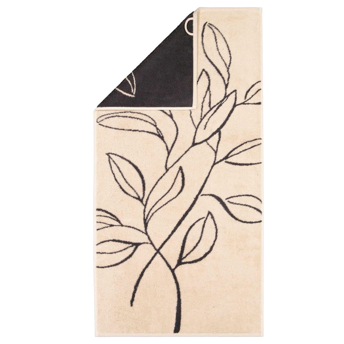 

Полотенце махровое Cawo Floral 50x100см, цвет бежевый