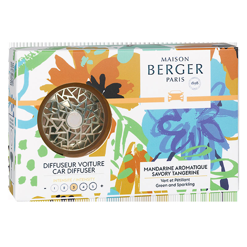 

Диффузор-клипса для авто Maison Berger Освежающий мандарин, Разноцветный