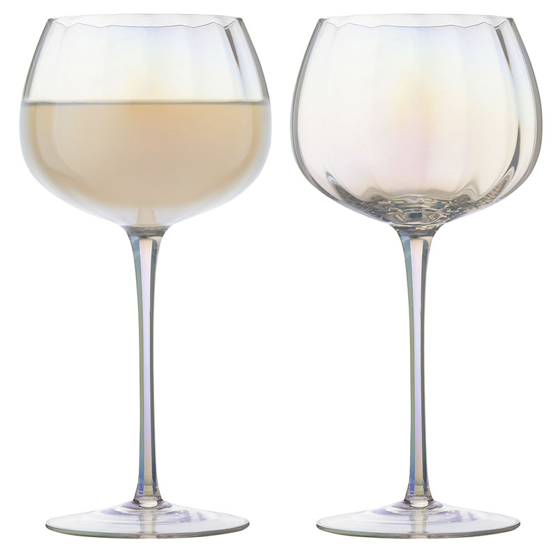 Набор бокалов для вина Liberty Jones Gemma Opal 455мл, 2шт салатник golden opal pink helen волна 12 см