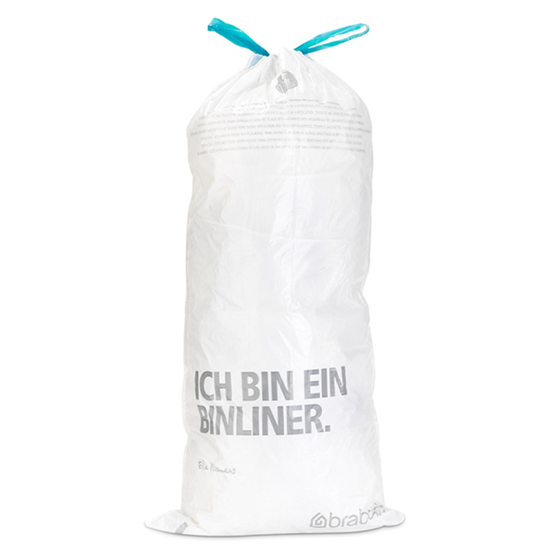 

Мешки для мусора Brabantia PerfectFit 20л для высоких баков, рулон 20шт, Белый