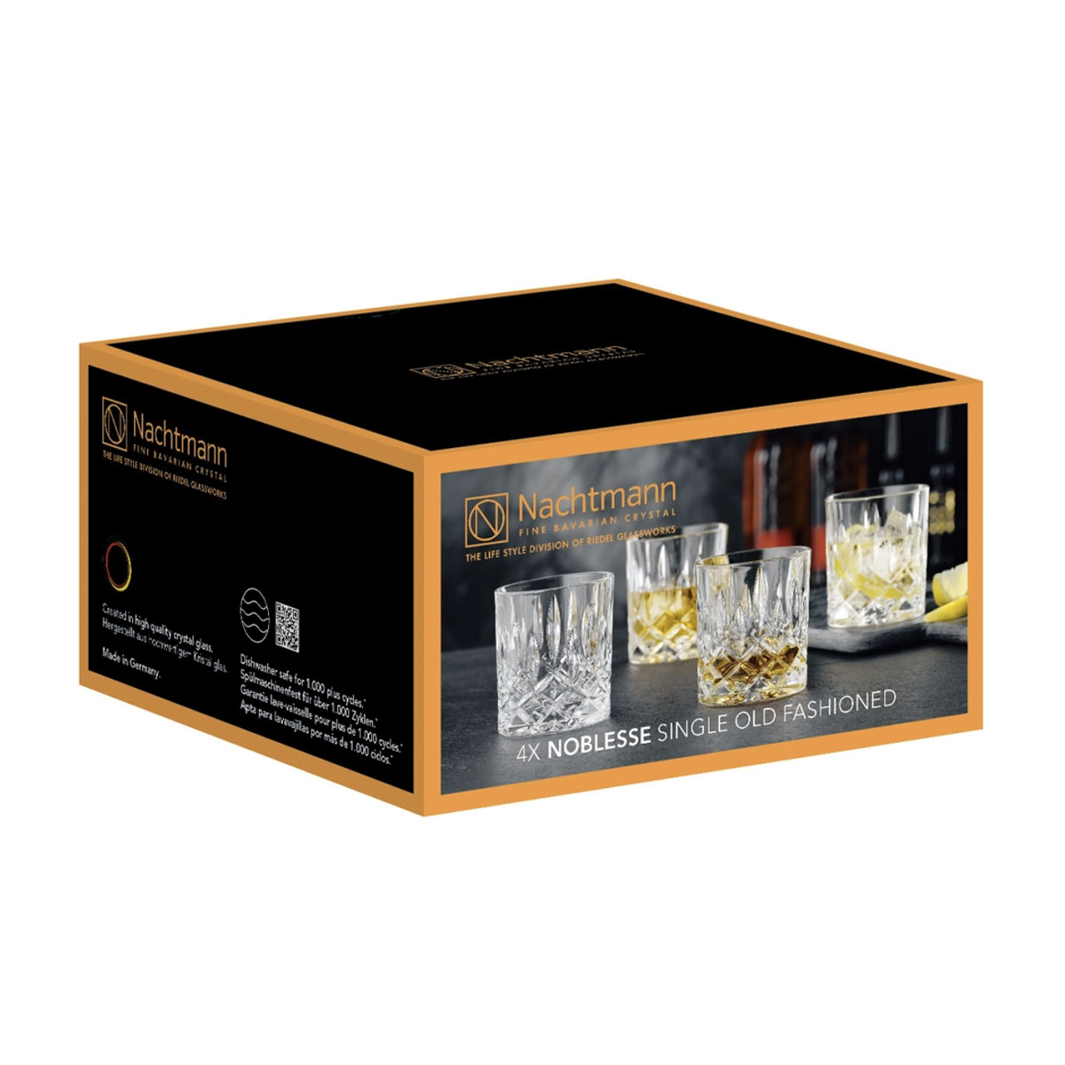 Набор стаканов для виски Nachtmann Noblesse 245мл, 4шт Nachtmann 98857, цвет прозрачный - фото 6
