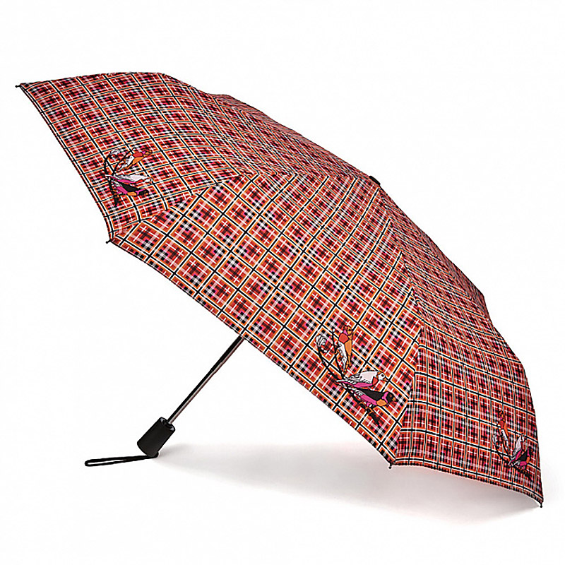 Зонт женский Henry Backer купол 96см, красный зонт женский henry backer купол 92см фиолетовый