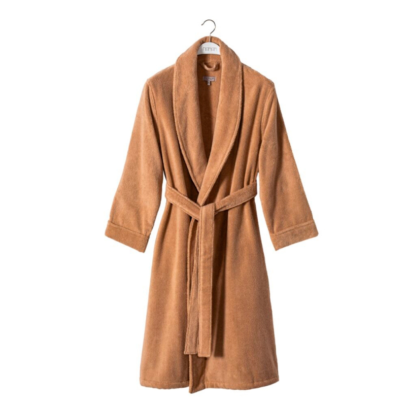 

Халат Hamam Heritage Natural Cotton Organic L, цвет темно-карамельный