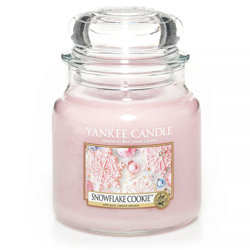 Свеча средняя Yankee Candle Печенье с глазурью кисть для макияжа средняя бочонок розовое золото 18 х 3 см