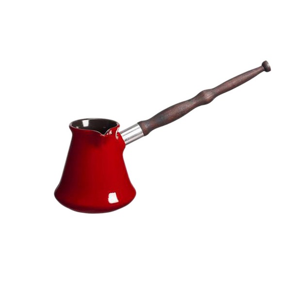 Турка Ceraflame Ibriks 350мл, цвет красный косметичка на молнии с ручкой красный