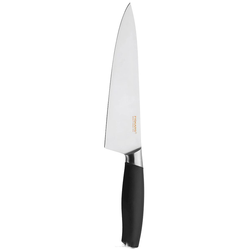 Нож большой поварской Fiskars FF+ Fiskars 1016007, цвет черный