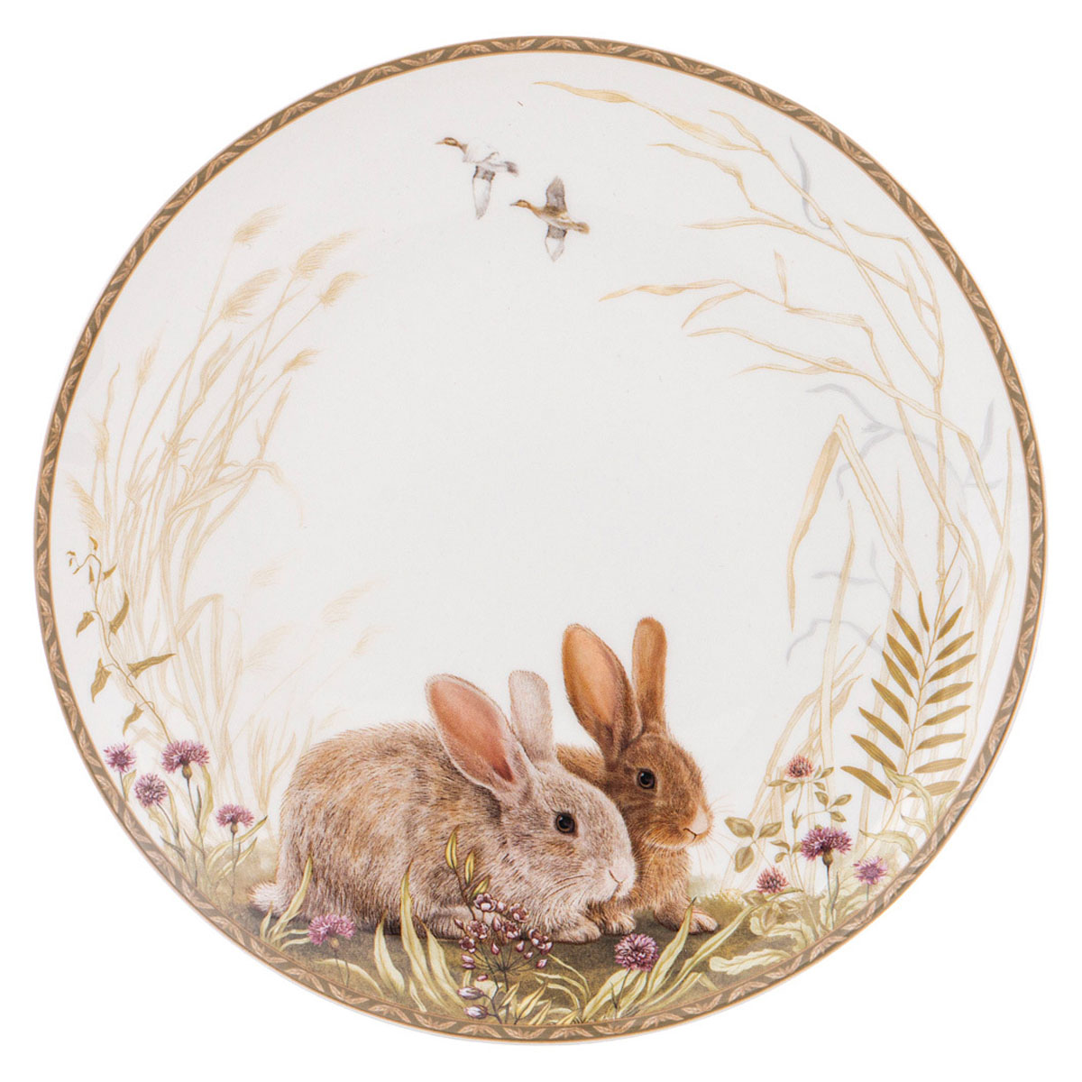 

Тарелка закусочная Lefard Охота Кролики