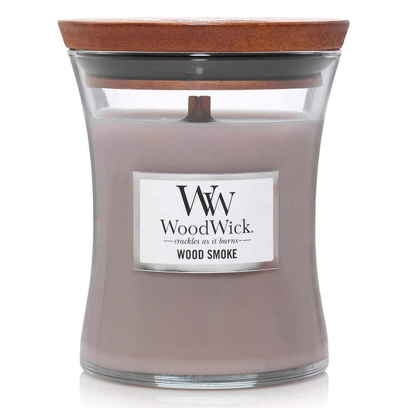 Свеча средняя Woodwick Древесный дым Woodwick 92075E, цвет серый - фото 1