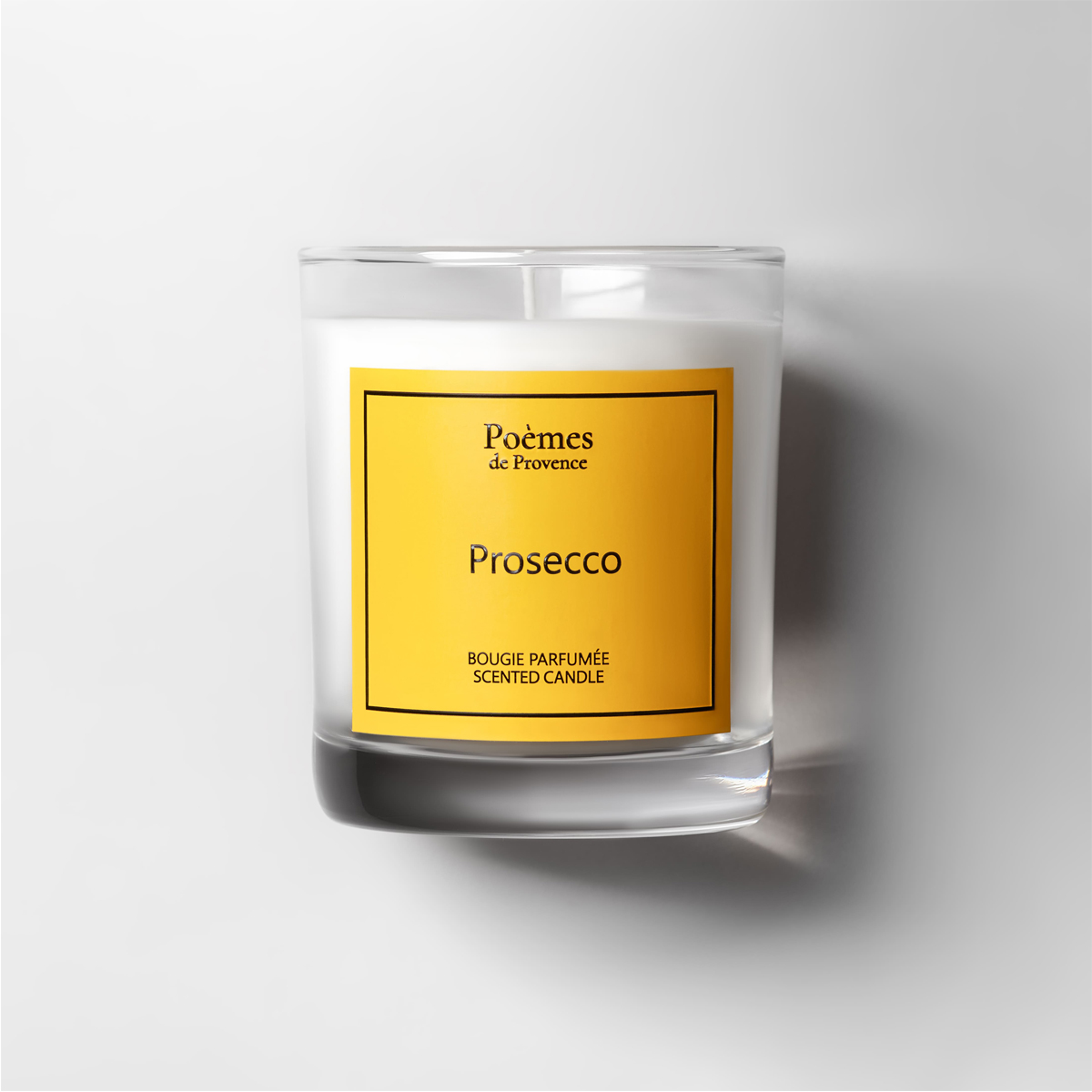 Свеча ароматическая Poemes de Provence Прованс. Просеко ароматическая смесь натуральная для бани ванны сандал 100мл