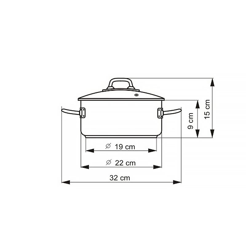 

Сотейник с крышкой Kolimax Professional 2л