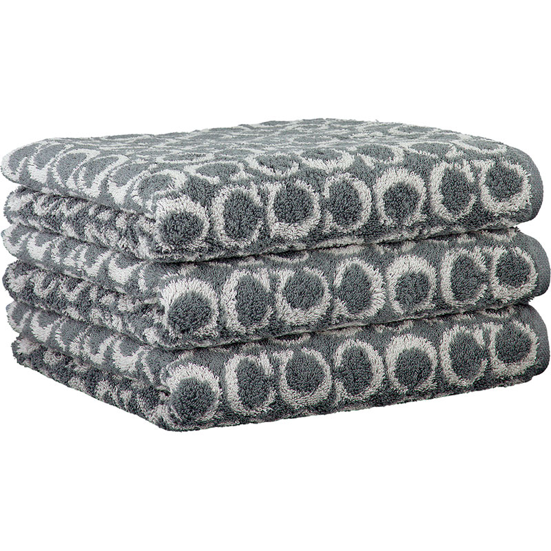

Полотенце махровое Cawo Two-Tone 80x150см, антрацит
