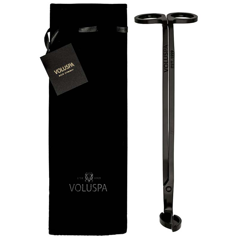 

Черный триммер в велюровом мешочке Voluspa