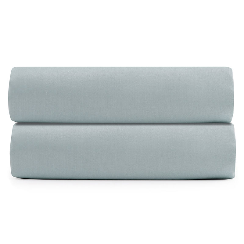 Простыня на резинке 1,5-спальная Tkano Essential, цвет голубой