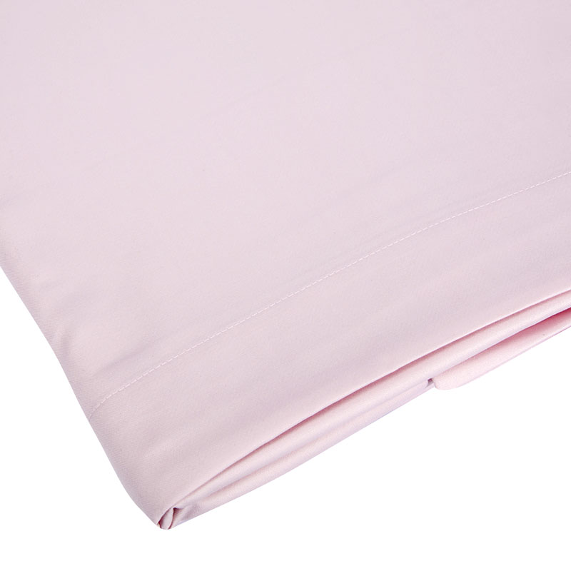 Простыня 2-спальная Lameirinho Sateen 220x240см, цвет розовый простыня на резинке 1 5 спальная janine elastic 150x200см цвет светло розовый