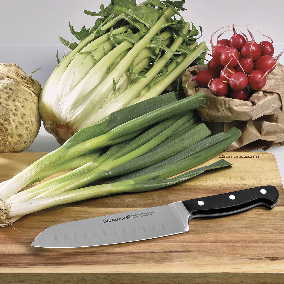 Нож Сантоку Barazzoni нож сантоку ладомир 15 см