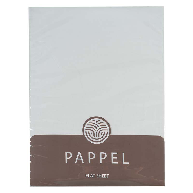 Простыня 2-спальная Pappel, цвет белый