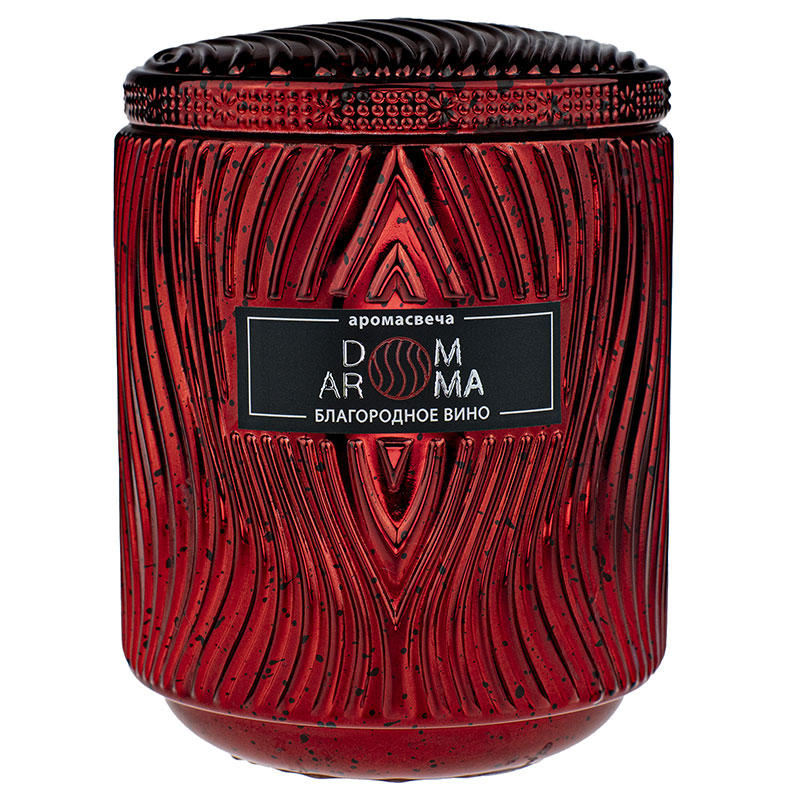 Свеча ароматическая Dom Aroma Пламя. Благородное вино 420гр Dom Aroma 1103, цвет белый - фото 3