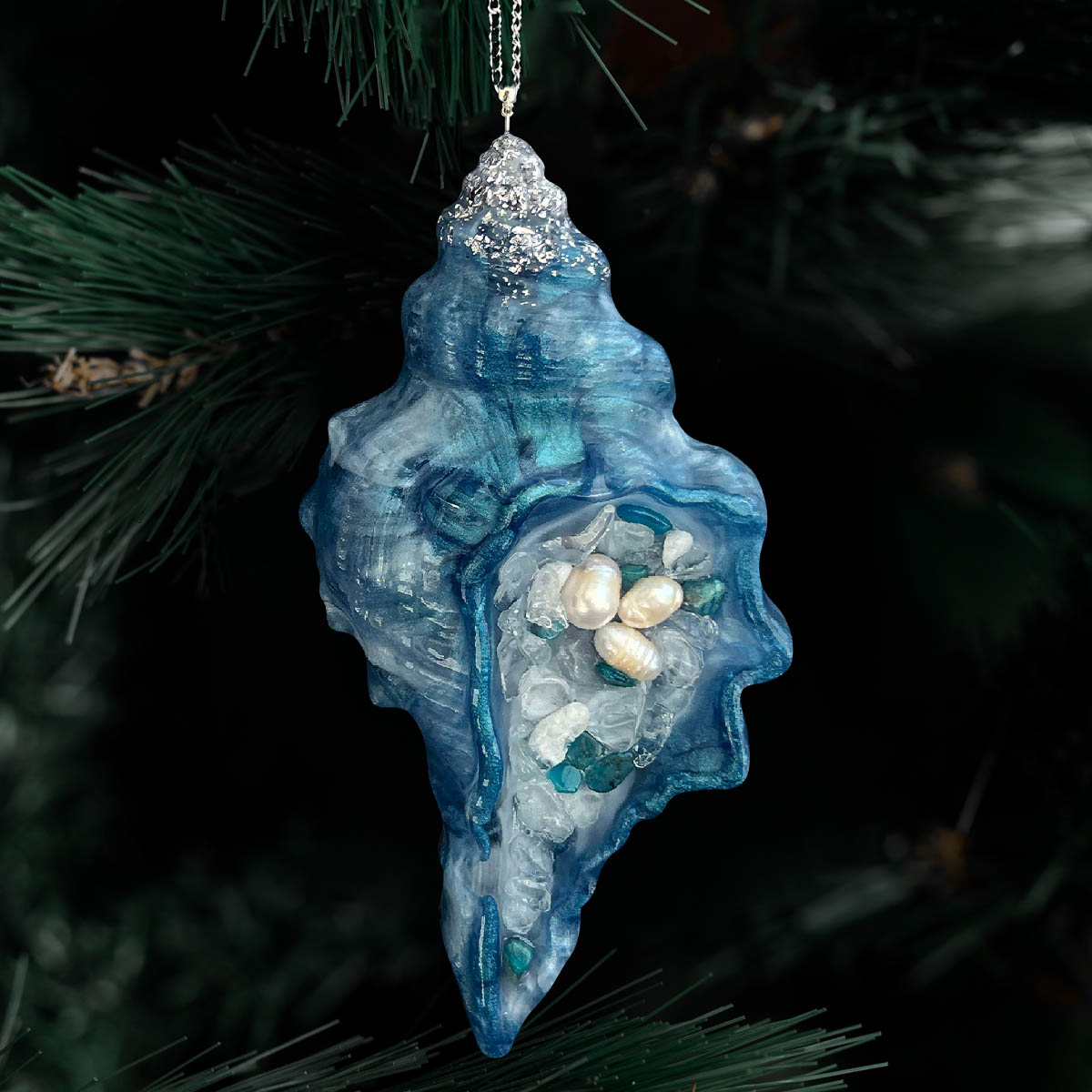 

Елочная игрушка Incrua Ракушка, содалит
