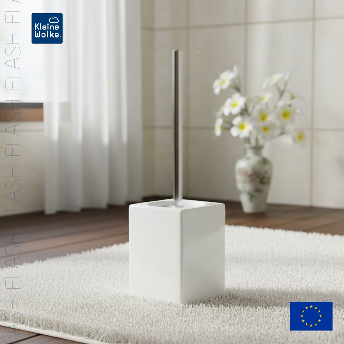 Ерш с подставкой Kleine Wolke Flash белый 3880₽