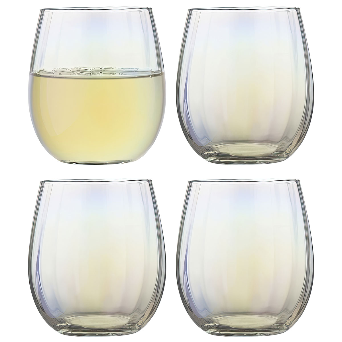 Набор стаканов Liberty Jones Gemma Opal 460мл, 4шт Liberty Jones HM-GOL-CP-460-4, цвет разноцветный - фото 1