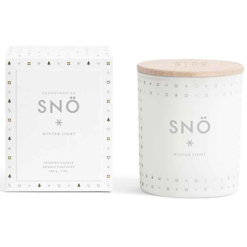 

Свеча ароматическая Skandinavisk SNO, 200гр, Белый