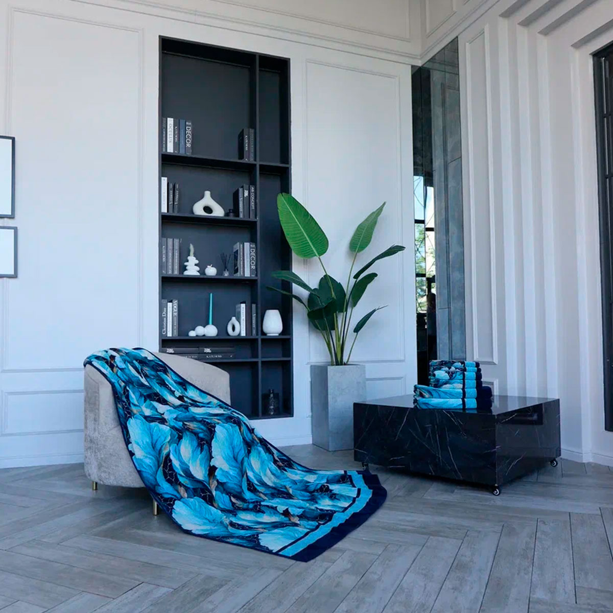 

Полотенце Feiler Brise 50x100см, цвет голубой