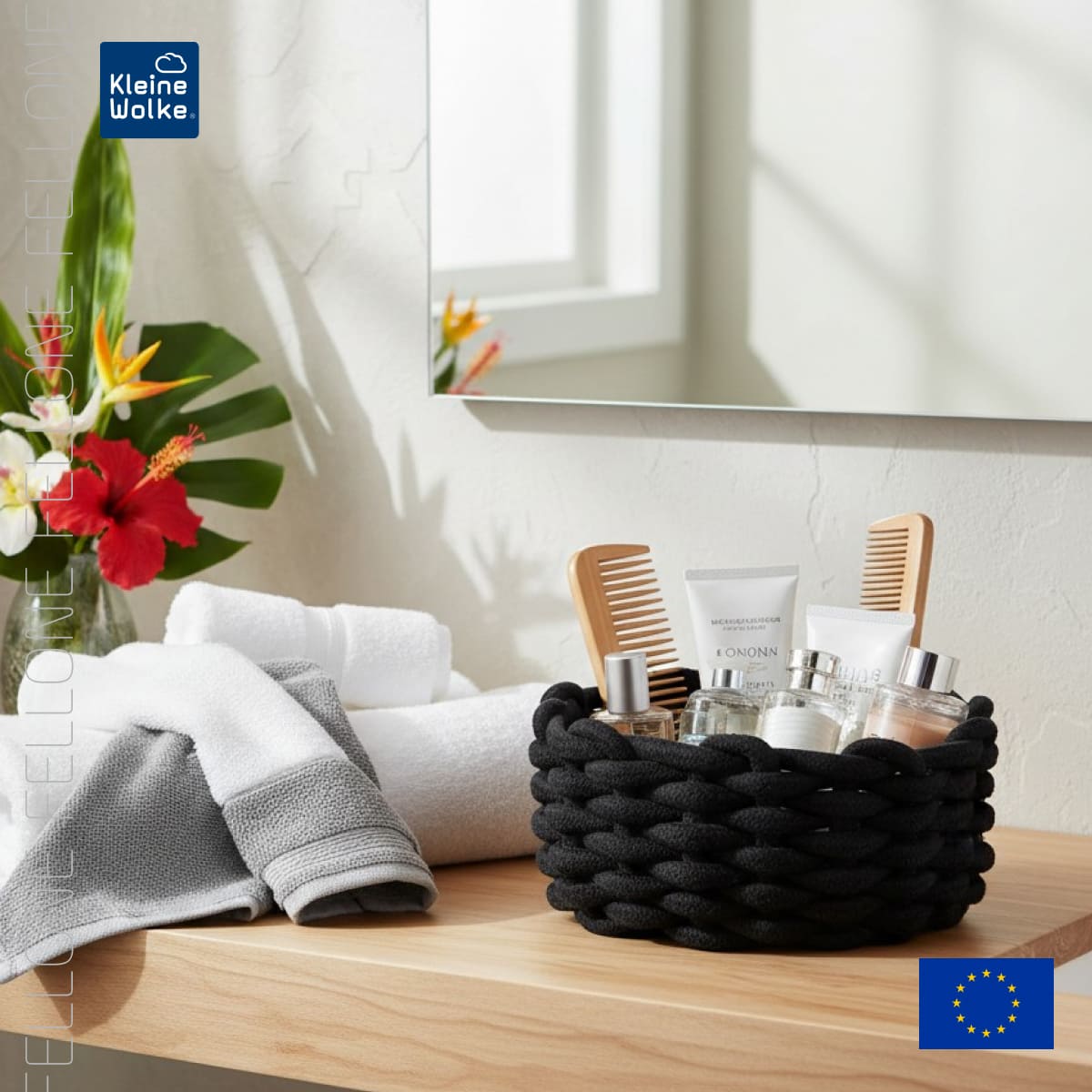 Корзина для хранения Kleine Wolke Fellone Black 2270₽