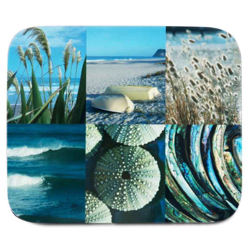 

Набор подставок под посуду Jason COASTAL SNAPSHOT COASTERS 11,5x9,5 см, 6 шт, Многоцветие