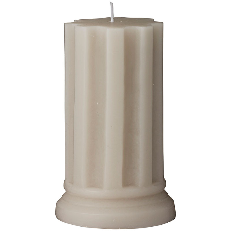 Свеча Lene Bjerre Colinne 12x7,5см, цвет серый подставка для ювелирных изделий lene bjerre tressa 30х17х33 см золотой
